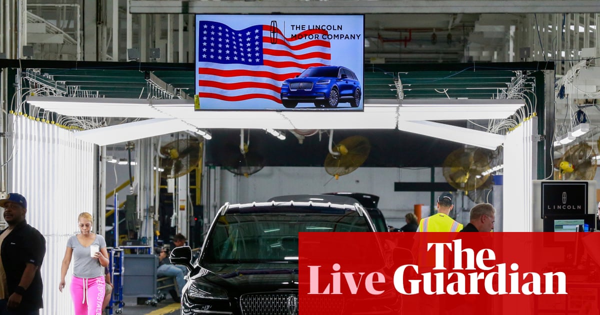 Unsold goods pile up at US factories as growth slows; JLR shutdown hits UK manufacturing – business live | Business