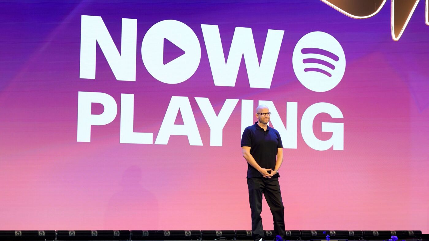 Spotify’s Daniel Ek announces that he’ll step aside as CEO : NPR